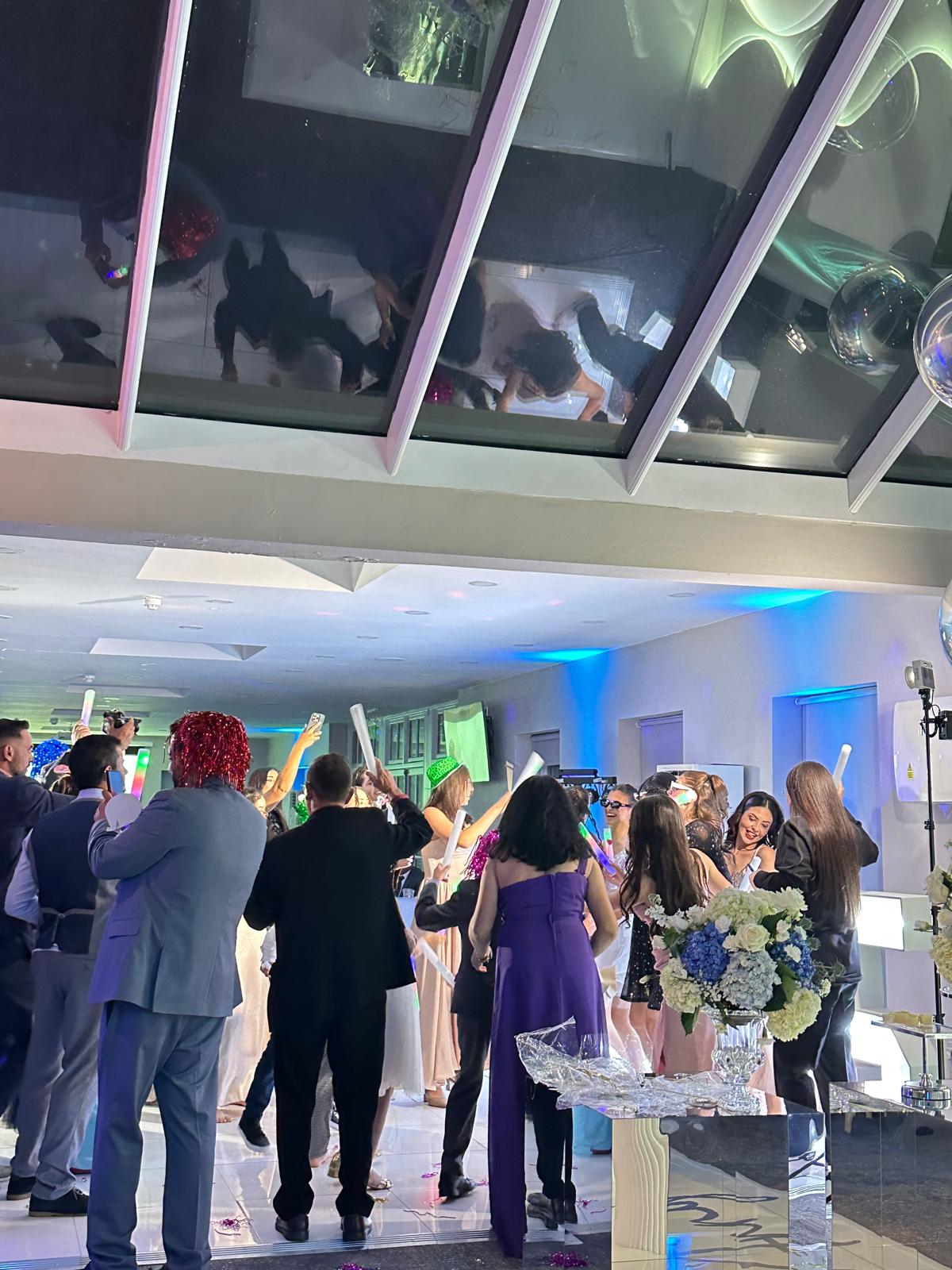 Guests celebrating at a private birthday produced by Azoos Events